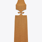 Halter gebreide jurk